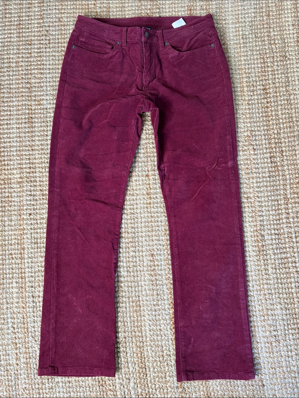 Patagonia Women's Burgundy Straight-Leg Corduroy Pants